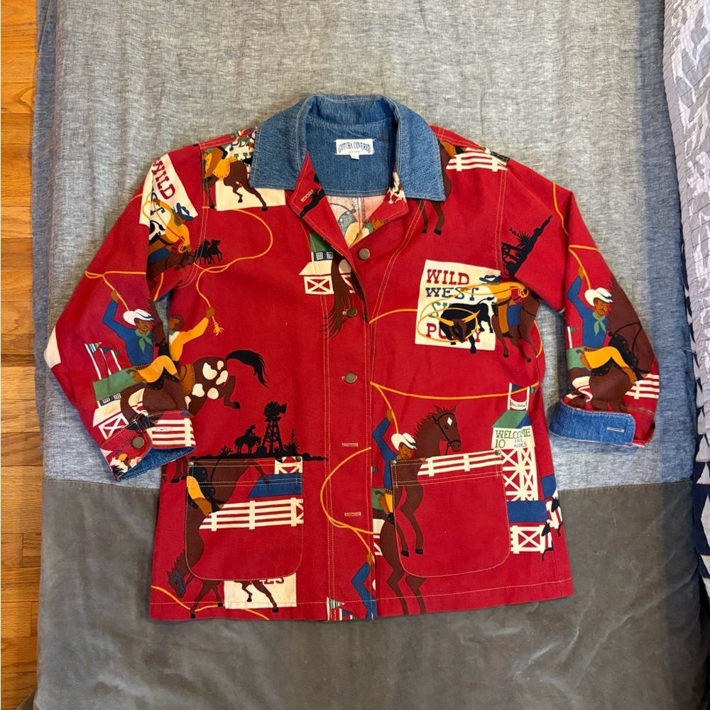 Vintage Western Red Jacket